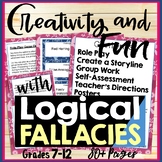 Creativity & Fun with Logical Fallacies - Lessons, Activit