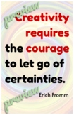Creativity Quote - 11" x 17" poster