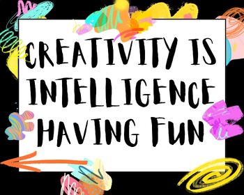 Preview of Creativity Quote