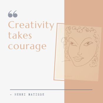 Preview of Creativity Takes Courage - Matisse (2)