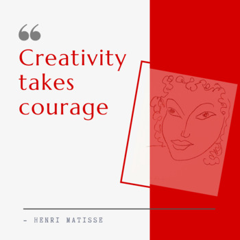 Preview of Creativity Takes Courage - Matisse (3)