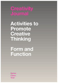Preview of Creativity Workbook: Form and Function LITE