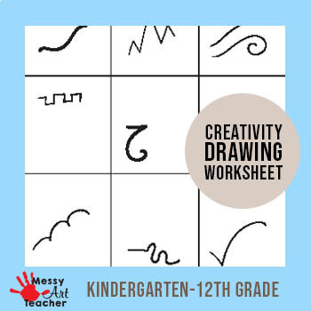 Preview of Creativity Worksheet for K-12th grades