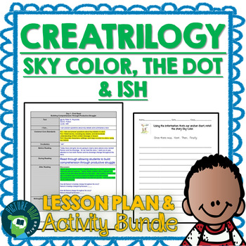 Preview of Creatrilogy - Sky Color, The Dot, & Ish by Peter Reynolds Bundle