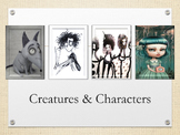 Creatures & Characters 'Sketchbook Title Page' Task - 11-14