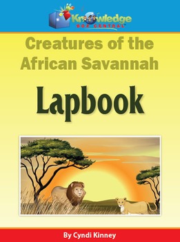 Preview of Creatures of the African Savannah Interactive Lapbook