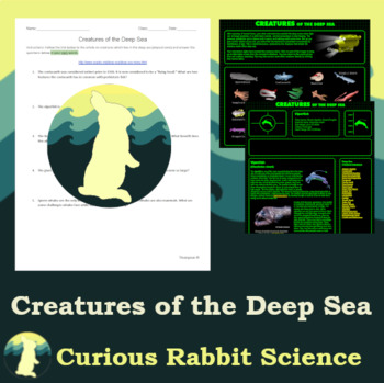 Preview of Creatures of the Deep Sea - Marine Biology