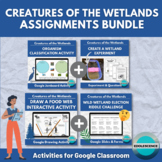Creatures of the Wetlands Activities Bundle