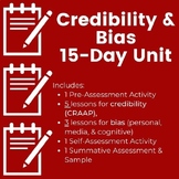 Credibility & Bias 15-Day Unit (AP Lang CED Unit 6)