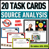Credible Sources and Research Skills Task Cards | Source E
