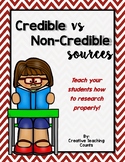 Credible vs Non-Credible Sources for safe research