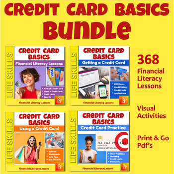 Preview of Credit Card Basics BUNDLE: Easy-to-Use Consumer Life Skills Activities