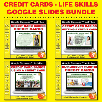Preview of Credit Card Basics BUNDLE: Easy-to-Use Consumer Life Skills GOOGLE Activities