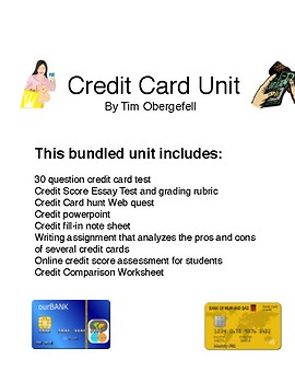 Preview of Credit Card Bundled Unit