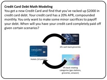 Preview of Credit Card Math Modeling