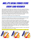 Financial Literacy Credit Card Research and Scenarios