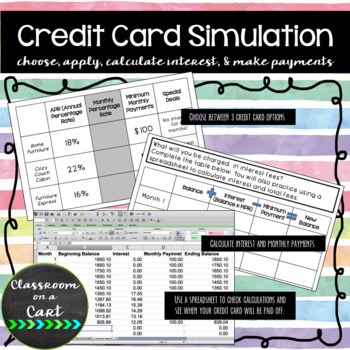 Preview of Credit Card Simulation