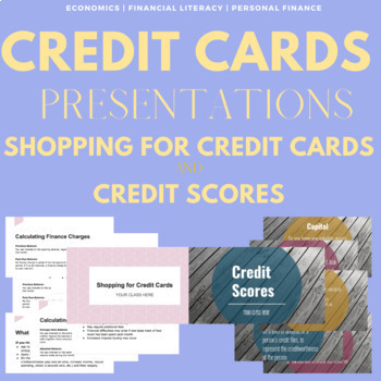 Preview of Credit Cards Presentations | Google Classroom | NO PREP