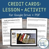 Credit Cards Slideshow and Scenario Activity