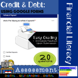 Credit & Debt Assessment Using Google Forms