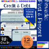 Credit & Debt Interactive for Nevada SS.4.31 using Google Slides