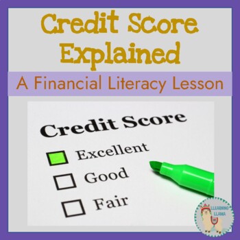 Preview of Credit Score Explained - Financial Literacy High School Lessons