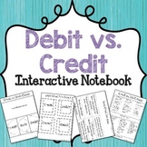 Credit vs. Debit Interactive Notebook