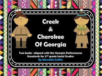 Preview of Creek and Cherokee Indians of Georgia Interactive Review Books