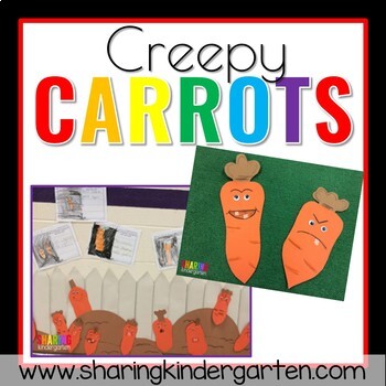 Preview of Creepy Carrots Printables and Activities