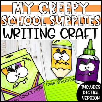 Preview of Creepy Carrots Activity - Halloween Writing Craftivity