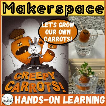Preview of Creepy Carrots Activity | Makerspace | Planting| Hands-on learning | Avery Label