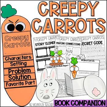 Preview of Creepy Carrots Crafts and Book Companion for Fall Reading and Writing Activities