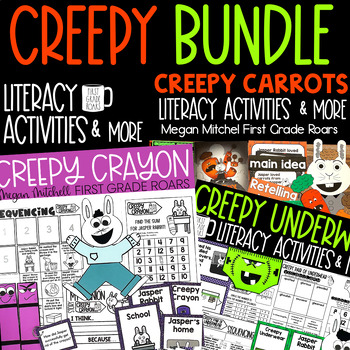 Preview of Creepy Carrots Creepy Underwear & Creepy Crayon Bundle