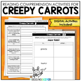 Creepy Carrots Reading Comprehension Activities for Upper 