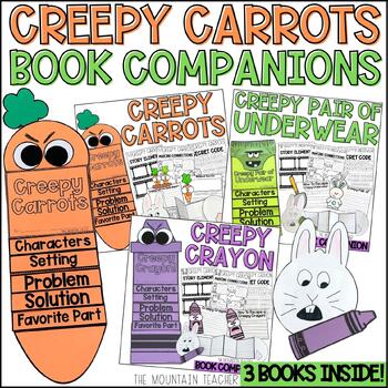 Preview of Creepy Carrots, Underwear & Crayon BUNDLE of Book Companions with Crafts