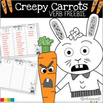 Creepy Carrots Verb Freebie