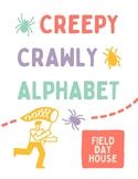 Creepy Crawly Alphabet Activity Pack - Uppercase and Lower