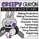 Creepy Crayon Digital Storybook Reading Book Unit Google Slides™