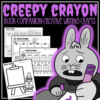 Preview of Creepy Crayon Read Aloud Activities and Create a Creepy Crayon Craft