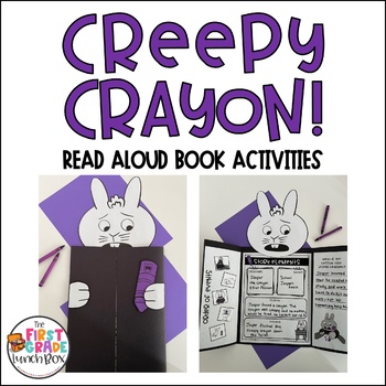 Preview of Creepy Crayon Read Aloud Comprehension Activities