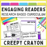 Creepy Crayon Read Aloud Reading Comprehension Activities 