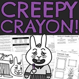 Creepy Crayon Read Aloud and Activities Halloween Craft Bu