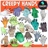 Creepy Hands Clip Art Set {Educlips Clipart}