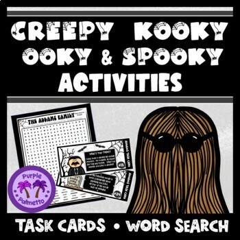 Preview of Creepy Kooky Oooky and Spooky Activities