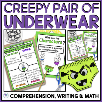 Preview of Creepy Pair Of Underwear Halloween Read Aloud And Activity October Books