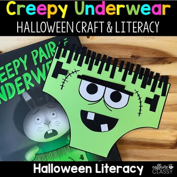 Preview of Creepy Pair of Underwear - Halloween Activity and Craft