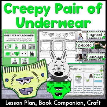 Creepy Pair of Underwear Differentiated Vocabulary Worksheets