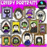 Creepy Portraits Clip Art Set {Educlips Clipart}