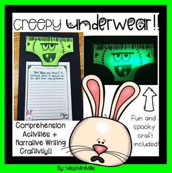 Preview of Creepy Underwear! Activities to go with Creepy Pair of Underwear