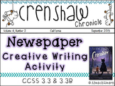 Crenshaw - Novel Study - Creative Writing Activity & Readi